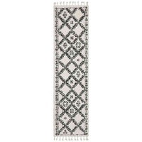 Saffron 33 White Runner by Rug Culture - 400X80CM - RUNNER