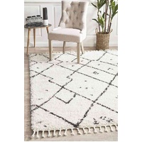 Saffron 44 White By Rug Culture - 300X80CM - RUNNER