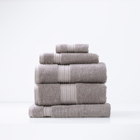 Brentwood 650 GSM Low Twist 5 Piece Gray Mist Bath Sheet by Renee Taylor