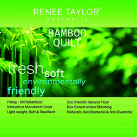 400 GSM Natural Bamboo Quilt by Renee Taylor King