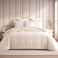 Bella Blush Jacquard Queen Quilt Cover Set by Renee Taylor