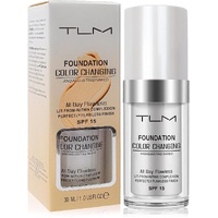 ReviGLam TLM Colour Changing Liquid Foundation Hides Wrinkles & Lines, BB Cream Makeup Base Concealer Cover Moisturizing Fluid for all Skin Tone SPF15