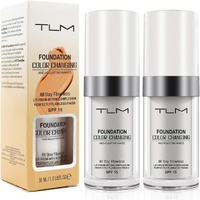ReviGLam TLM Colour Changing Liquid Foundation Hides Wrinkles & Lines, BB Cream Makeup Base Concealer Cover Moisturizing Fluid for all Skin Tone SPF15