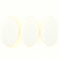 (Pack of 3）LED Motion Sensor Night Light Indoor, Cordless Battery Powered,Stick-on Warm White Light with Built-in Infrared Motion Detection, Sensor Li