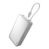 Aukey Spark Sling 20000 Compact Fast Charging Power Bank with Built-in USB-C Cable (PB-Y48)