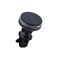 Aukey MagFusion Dash Pro Qi2 Magnetic Fast Wireless Charging Phone Mount with Active Cooling (HD-MC13A)