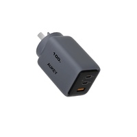 Aukey Comet 100W PD Fast Wall Charger GaN USB-C with 100W 1.8m USB-C to C Cable (PA-C5)