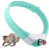 Automatic Laser Cat Collar Toy: Rechargeable Interactive Red Light Toy for Australian Indoor Cats & Kittens