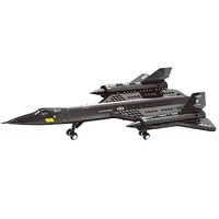 Christmas gift SR-71 Blackbird Reconnaissance Aircraft Building Blocks Set, 183 Pieces Military Model Kit for Kids Aged 6+ & Enthusiasts（SQ71 reconnai