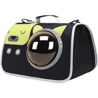 pet products Printed Space Capsule Cat Bag, Large Capacity Crossbody Dog Bag, Universal Pet Bag for All Seasons