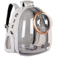pet products Pet Space Capsule Backpack, Small Medium Cat Puppy Dog Carrier, Transparent Breathable Heat Proof, Pet Carrier for Travel Hiking Walking 