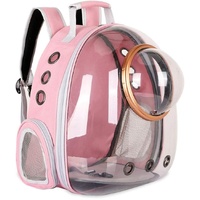 pet products Pet Space Capsule Backpack, Small Medium Cat Puppy Dog Carrier, Transparent Breathable Heat Proof, Pet Carrier for Travel Hiking Walking 