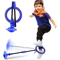 Skip Ball for Kids, Portable Foldable Colorful Flash Wheel Swing Ball Sports Fitness Toys for Girls & Boys, Toy for Kids & Adults. Gifts for Mom Women