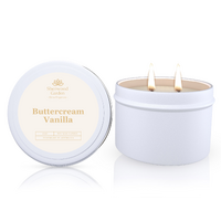 Buttercream Vanilla Soy Candle Tin 165g