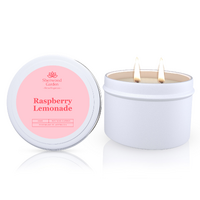 Raspberry Lemonade Soy Candle Tin 165g