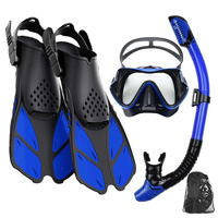 3-Piece Snorkeling Set with Fins and Mask