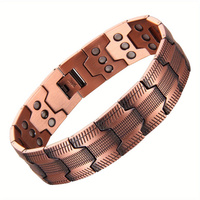 3X Strong Copper Magnetic Bracelet for Men