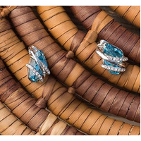 Infinity Love Heart Birthstone Earrings for Women, Crystal Stud Earrings with Healing Stones, Allergy-Free Jewelry for Women with Gift Box, Silver-ton