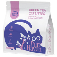 Purr Haven Green Tea Cat Litter | 10 Carton | 6 Packs Per Carton | 2.5kg Per Pack