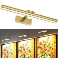 Wireless Picture Lights for Wall, Battery Operated Wall Light for Painting Rechargeable CCT Rotatable Art Gallery Light with Remote Dimmable Timer for