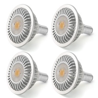 AR70 LED Light Bulb BA15D B15 Base, AC/DC12V Input, 7W 500lm for Home Household Commercial Lighting, 50W Halogen Lamp Replacement(Warm White,4 Pack)