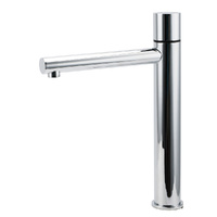 WELS 6L/min Tall Basin Mixer Vanity Sink Bubble Faucet Tap Laundry Chrome Round