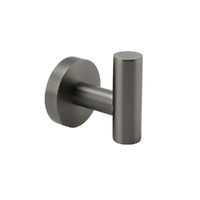 Gun Metal Tidy Robe Hook Hanger Organizer Bathroom Stainless Steel Wall Mounted