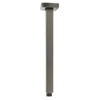 Bath Square 300mm Shower Component Brass Ceiling Extension Dropper Arm Gunmetal