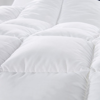 Royal Comfort Quilt 50% Duck Down 50% Duck Feather 233TC Cotton Pure Soft Duvet - King - White