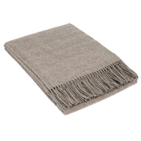 Chiswick Throw - Merino Wool/Cashmere - Stone