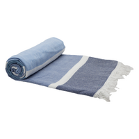 SORRENTO TURKISH COTTON TOWEL - SKY