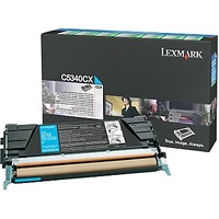 LEXMARK C5340CX CYAN RETURN PROGRAM TONER YIELD 7000 PAGES FOR C534