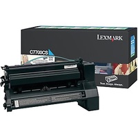 LEXMARK C7700CS CYAN TONER PREBATE YIELD 6000 PAGES FOR C772