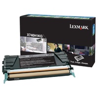 LEXMARK X746H1KG BLACK TONER RETURN PROGRAM YIELD 12K FOR X746 X748