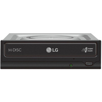 LG GH24NSD1 24x SATA Internal DVD - M-DISC Support Silent Play, Jamless Play, Cyberlink Power 2 Go. OEM Bulk Packaging