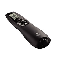 Logitech R800 Laser Presentation Remote LCD display time tracking 30m Range, 2.4GHz Instuitive slideshow controls MILT-R700PRO 910-003508