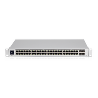 UniFi 48 port Managed Gigabit Layer2 & Layer3 Switch - 48x Gigabit Ethernet Ports, 4x SFP+ Ports - Touch Display - GEN2