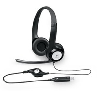 Logitech H390 USB Headset Adjustable,USB,2 Years Noise cancelling mic In-line audio controls