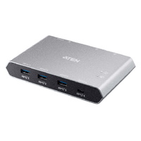 Sharing Switch Gen2 2x4 USB-C, 2x PC, 4x USB 3.2 Gen2 Ports (1x USB-C), Power Passthrough, OSX & Windows Compatible, Plug and Play