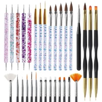 31Pcs Nail Art Brushes and Dotting Tools
