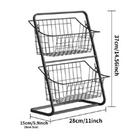 Kitchen Countertop Storage & Snack Rack