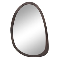 Antique Wooden Wall Mirror HD Odd Shaped Home D�cor 50x70cm