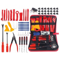 65pcs Car Trim Removal Tool Set Pry Bar Dash Kit