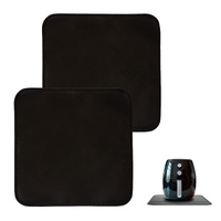 Non Slip Heat Resistant Air Fryer Benchtop Protector Mats, 2 Pack, 40cm x 40cm