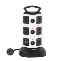 Tower Power Board with 10 Outlets + 2X USB A & 2X USB C