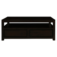 Amsterdam 4 Drawer Coffee Table (Chocolate)