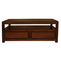 Amsterdam 4 Drawer Coffee Table (Mahogany)