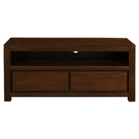 Amsterdam 2 Drawer Entertainment Unit (Mahogany)
