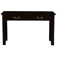 2 Drawer Straight Leg Sofa/Hall Table (Chocolate)