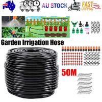 201X 50M Hose Garden Irrigation System Greenhouse Plant Watering DIY Micro Drip